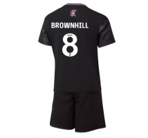 Burnley Josh Brownhill #8 Koszulka Wyjazdowa dzieci 2024-25 Krótki Rękaw (+ krótkie spodenki)